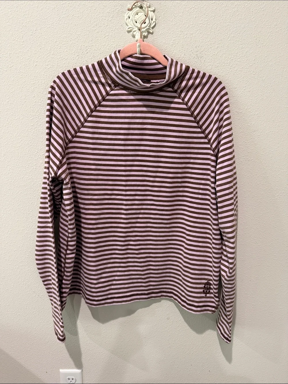 NWOT Free People Restoration Yarn Dye Stripe Layering Shirt
